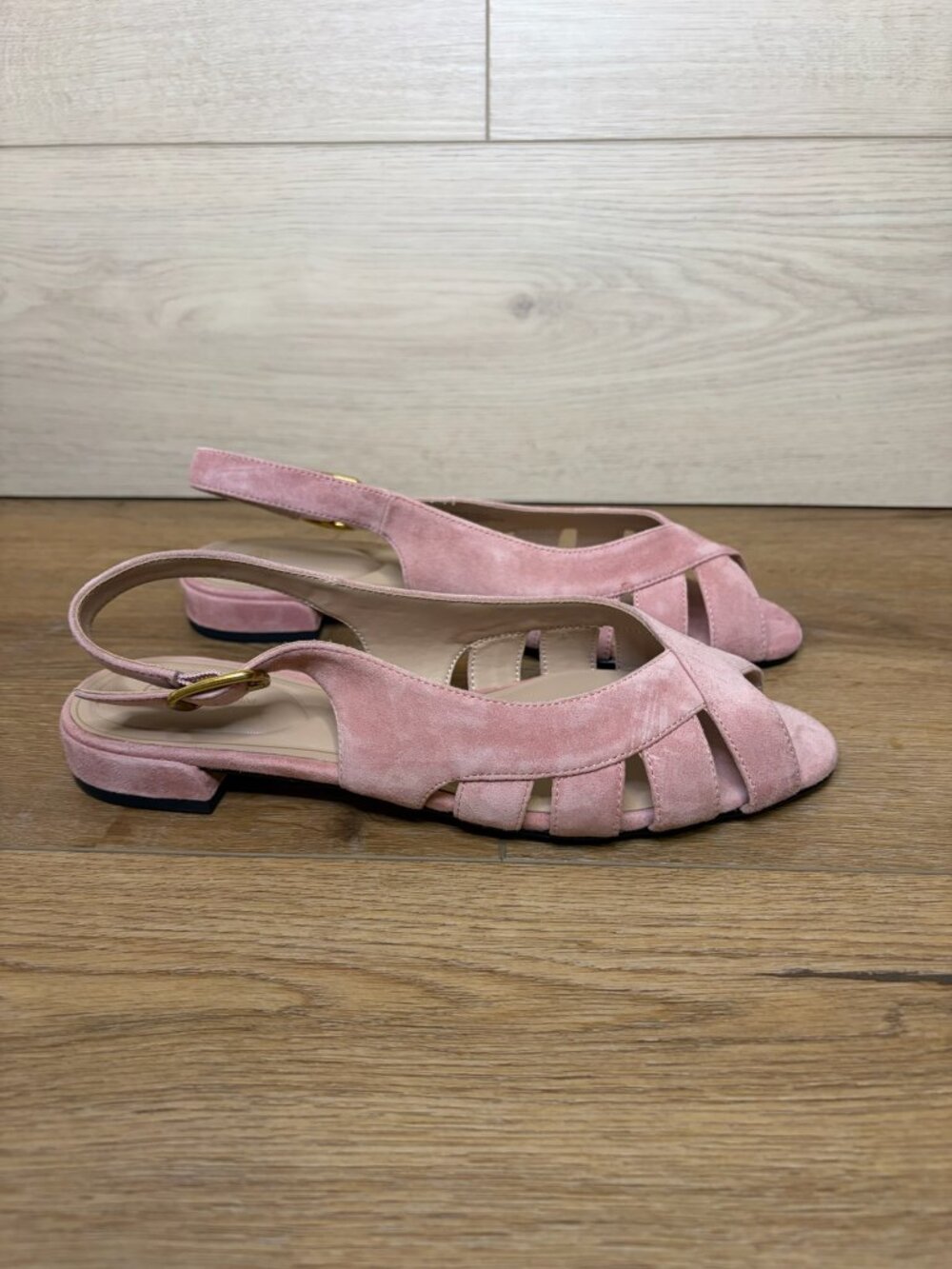 Giani Bernini Essiees Suede Slingback Sandals Pink Size 8M NWT